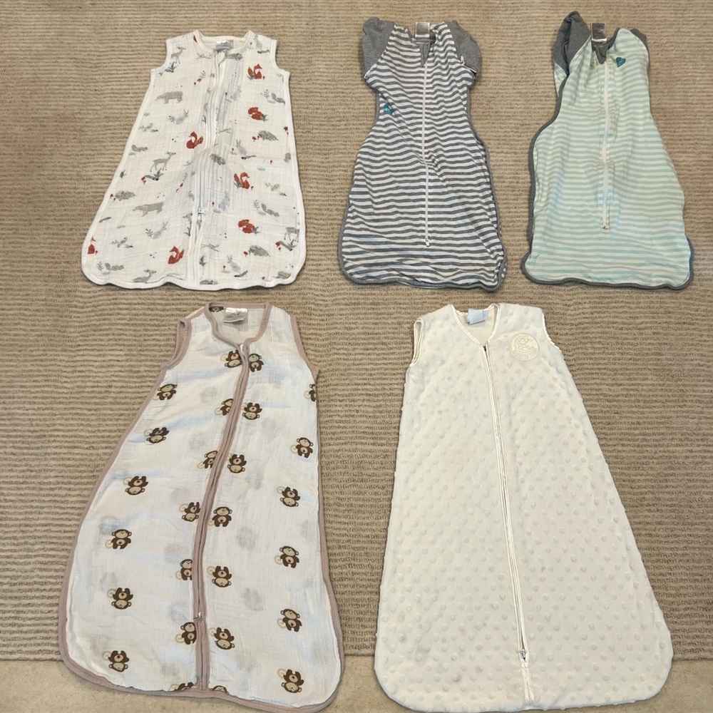 Various Sleep Sacks Cozy Pajamas